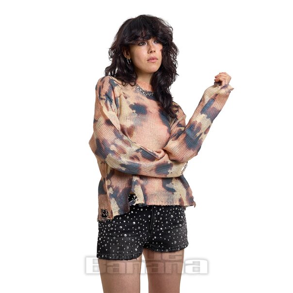 Ragged Priest Knit Tint Top (Pink) | Alternative Clothing