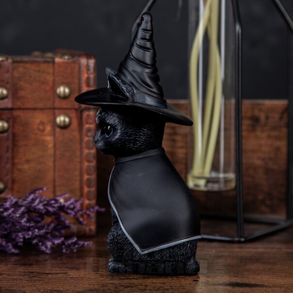 Nemesis Now Purrah Figurine | Occult Witches Hat Cat