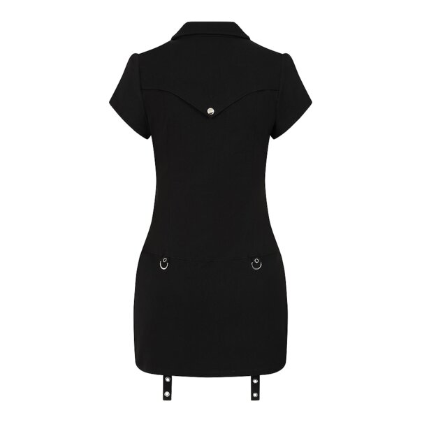 Banned Brillo Glamuroso Vestido (Negro) | Blue Banana