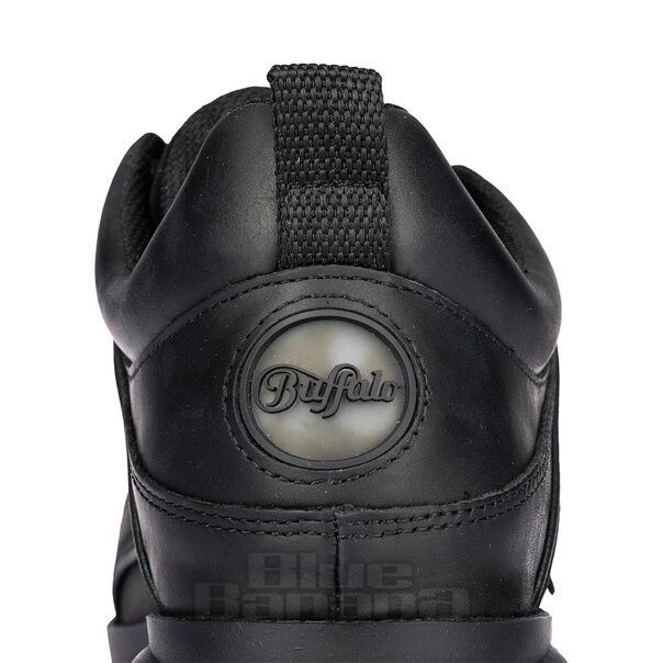 Buffalo Classic Trainer (Black) | Alternative Platform Shoes