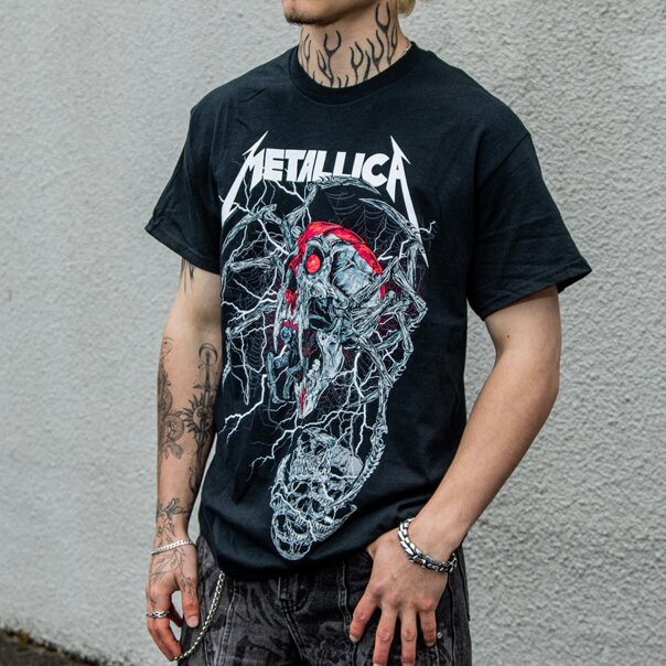 Metallica Spider Dead T-Shirt (Black) | Alternative Fashion, Goth Clothing
