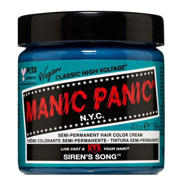 Manic Panic High Voltage Classic Cream Formula Siren's Song Colour Hair Dye 118ml, Hair Dye UK