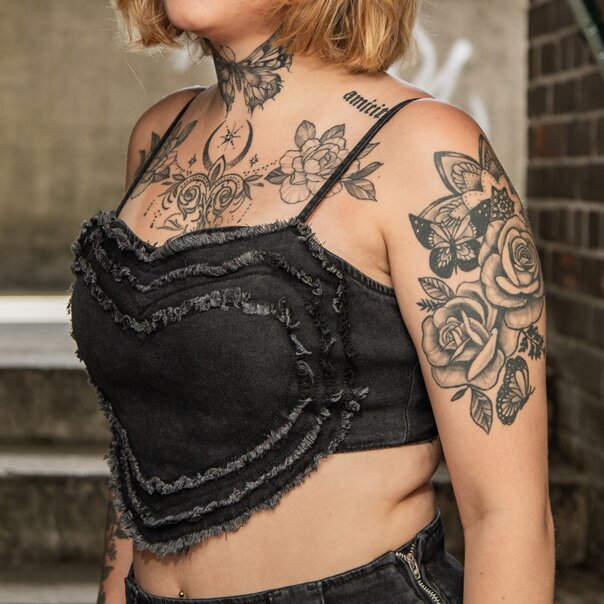 Banned Heartbreaker Top (Black) | Alternative Fashion, Goth Clothing