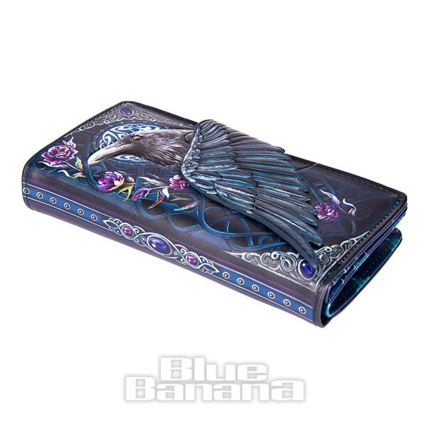 Nemesis Now Raven Flight Purse (Navy Blue) | Blue Banana