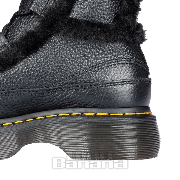 Dr Martens Buzz Kunstpelz Stiefel (Schwarz) | Blue Banana