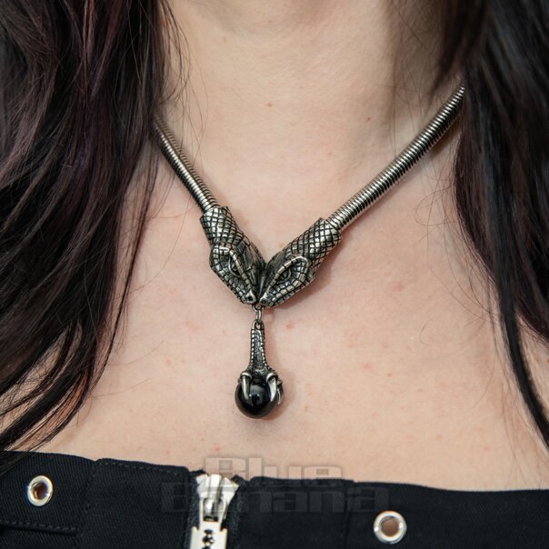 Gargantilla de serpiente Killstar (plata) | Accesorios Killstar