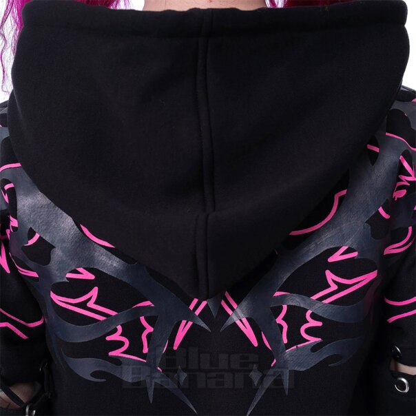 Heartless Thornchant Hoodie (Black/Pink) | Alternative Clothing