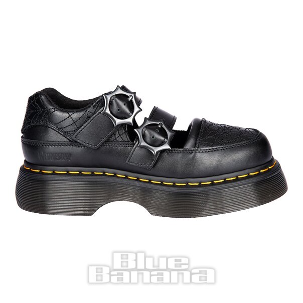 Dr Martens Buzz Mary Jane Wednesday Shoes (Black) | Blue Banana
