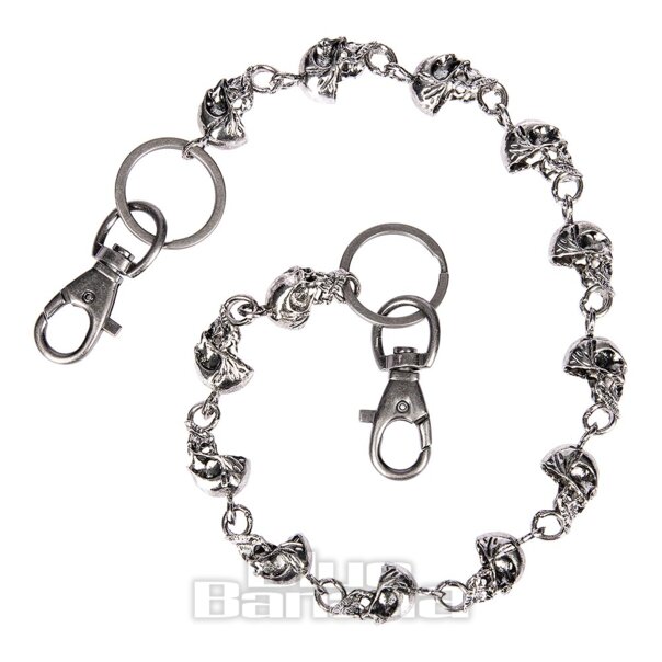 Chaîne de crânes (argent) | Banane bleue