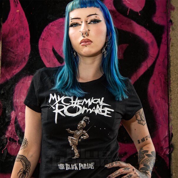 My Chemical Romance Black Parade Ladies T Shirt (Black) | Blue Banana