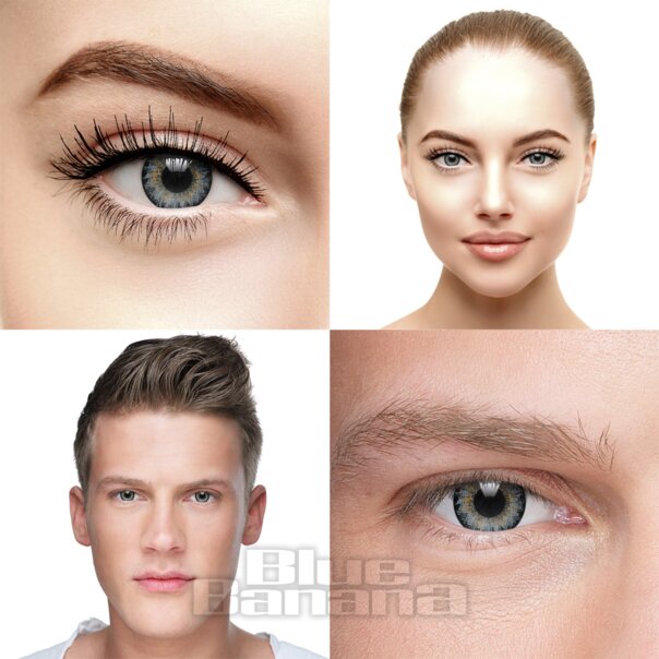 Air Optix Colors Prescription Grey Lenses, Monthly Contacts