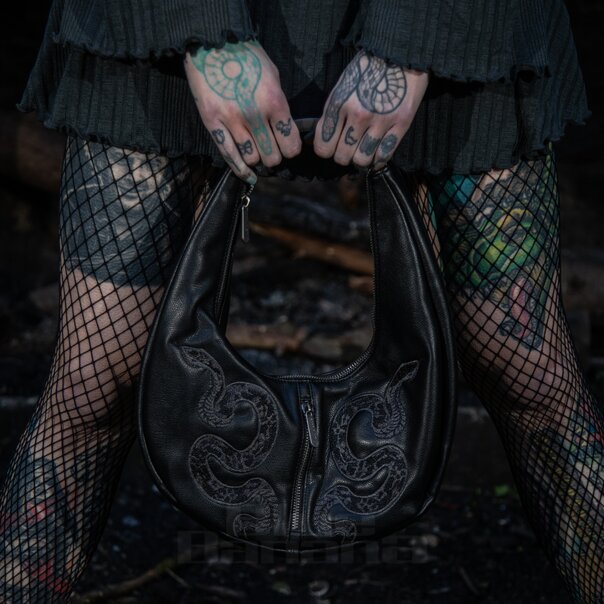 Killstar Silver Bite Handbag (Black) | Killstar Accessories