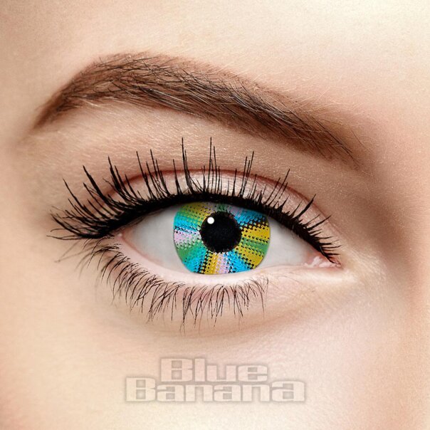 Rainbow Coloured Contact Lenses (1 Day) | Coloured Contacts