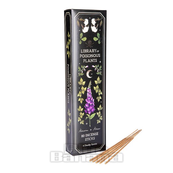 Etwas anderes Giftpflanzen-Räucherstäbchen - 80er-Pack (Schwarz) | Blaue Banane