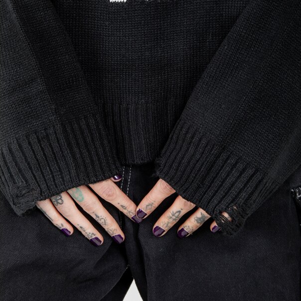 The Ragged Priest Everlasting Jumper (Black & White) | Alternative Autumn Clothing