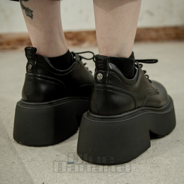 Buffalo  Vicious Vegan Shoe (Black) | Blue Banana Footwear