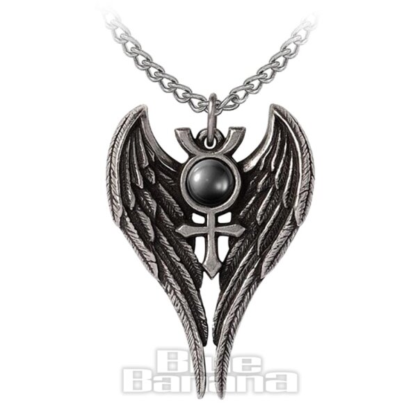 Collar de Ángel de Mercurio de Alchemy Gothic (plata) | Accesorios Blue Banana