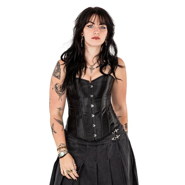 Vixxsin Katya Gothic Corset (Black) | Blue Banana