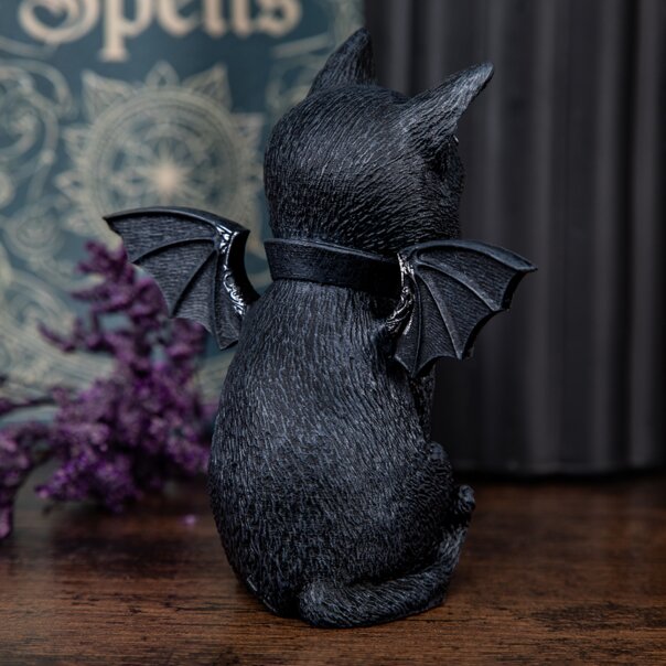 Nemesis Now Malpuss Figurine, Occult Winged Cat Ornament