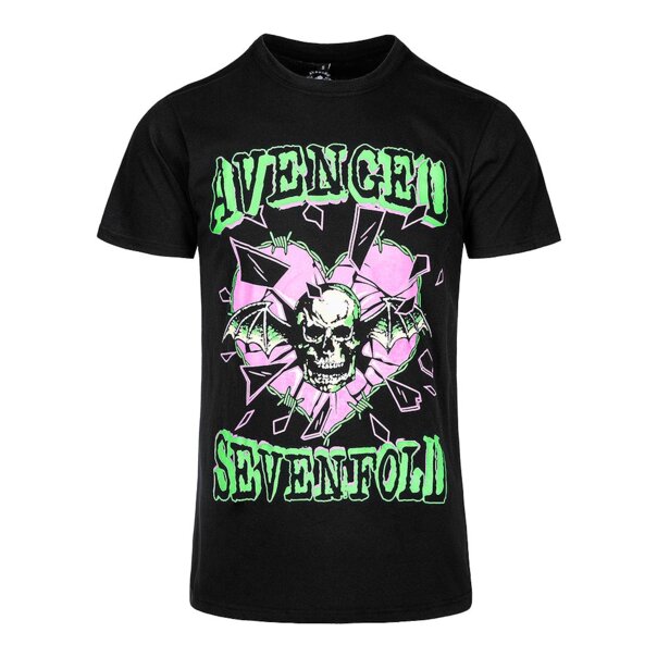 Avenged Sevenfold Heartbreak T-Shirt (Carbon) | Offizielles Band-Merchandise