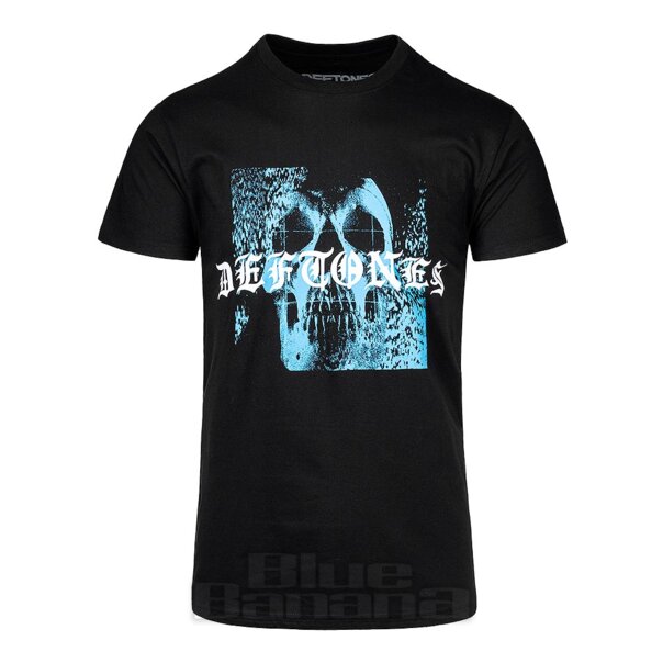 Deftones Static Skull T-Shirt (Black) | Official Band Merchandise
