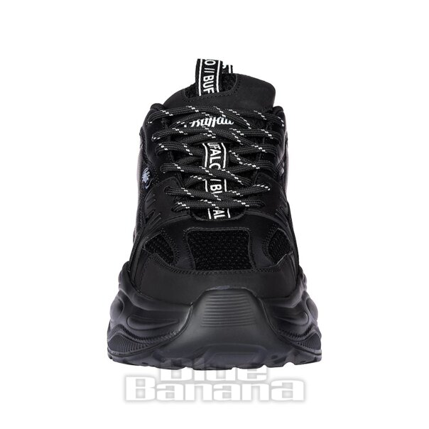 Buffalo Yuno Trainer (Black) | Alternative Platform Shoes