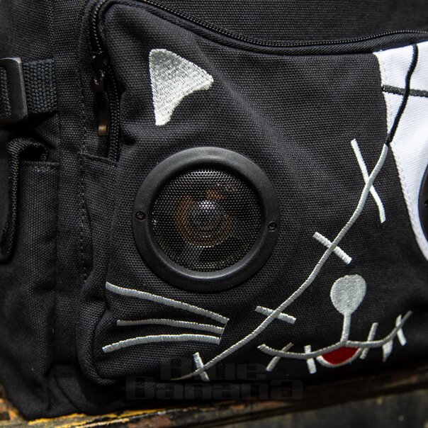 Banned Black Ipod Cat Bone backpack – Banned bags – womens backpacks UK