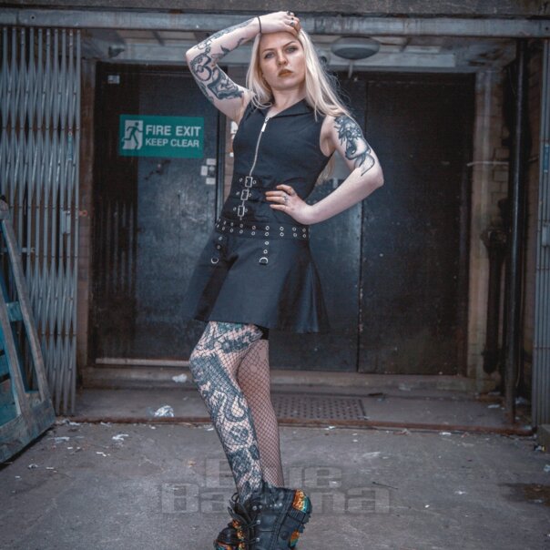 Banned Astrid Mini Dress (Black) | Blue Banana