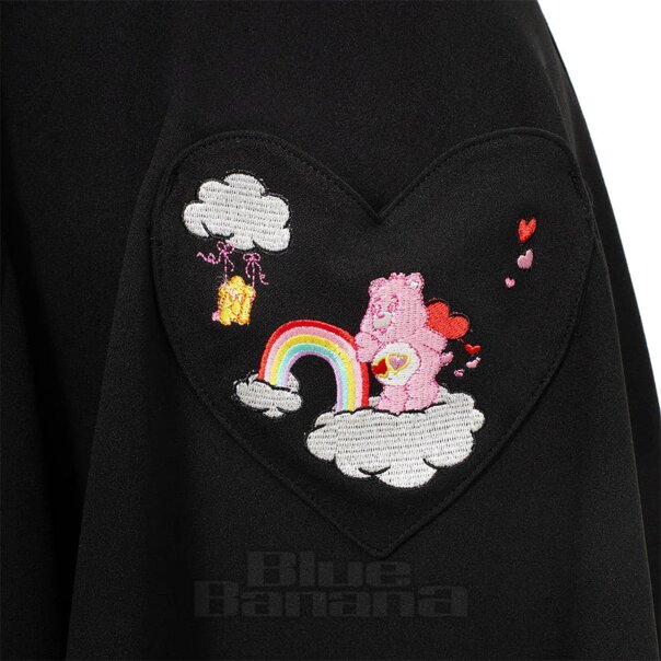 Hell Bunny X Care Bear Love-A-Lot Skirt (Black) | Alternative Clothing, Kawaii Fashion