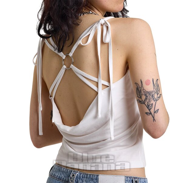Ragged Priest Char Top (White) | Alternative Clothing