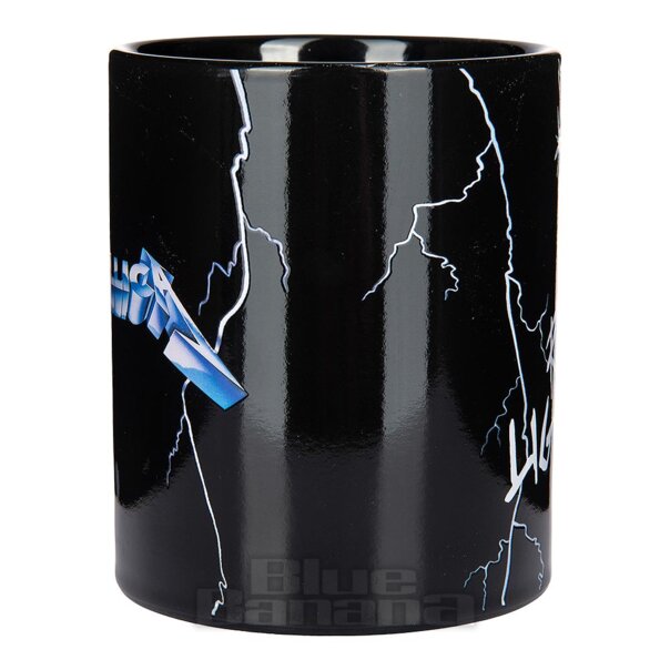 Official Metallica Montar El Relámpago Taza (Negro) | Blue Banana