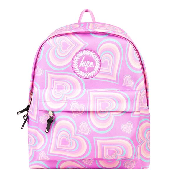 Hype Groovey Hearts Rucksack | Pink Schultasche