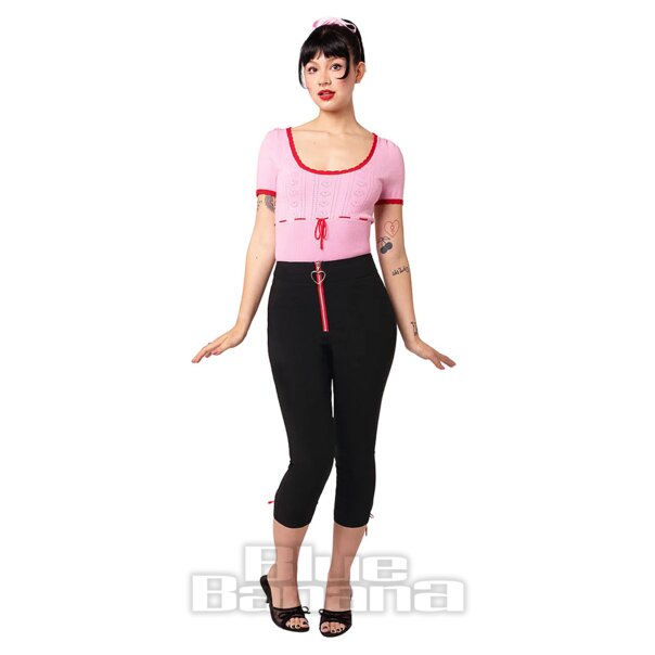 Hell Bunny Lucie Capris (Black) | Alternative Bottoms, Gothic Trousers