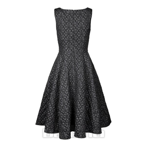 H&R London Dahlia Dress (Black) | Blue Banana
