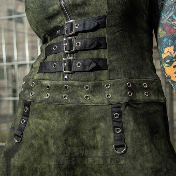 Banned Astrid Dress (Army Green) | Blue Banana