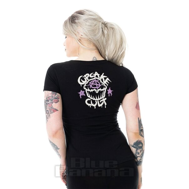 Cupcake Cult Lvd Kitty T-Shirt (Schwarz) | Blaue Banane