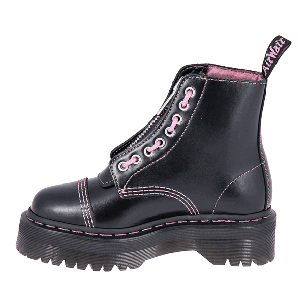 Dr Martens Sinclair Hs Milled Gloss Boot (Black) | Alternative Boots