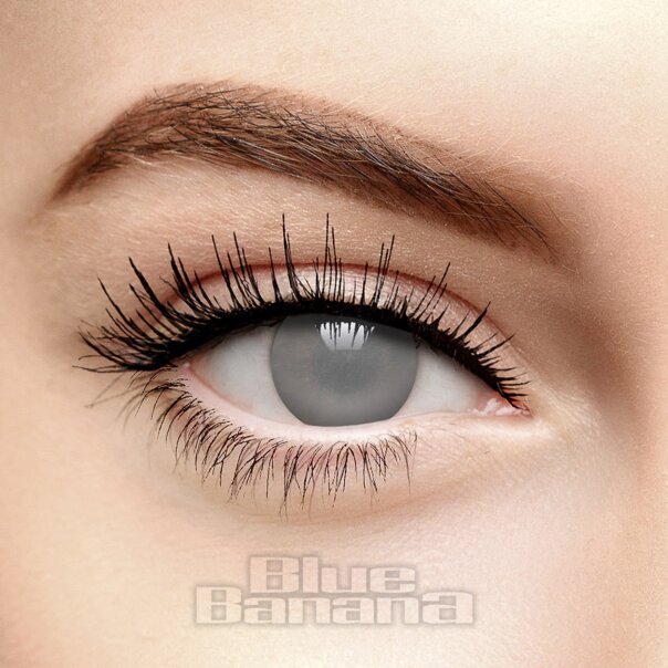 Blind 1 Day Tageskontaktlinsen in Grau, Coloured Contacts UK