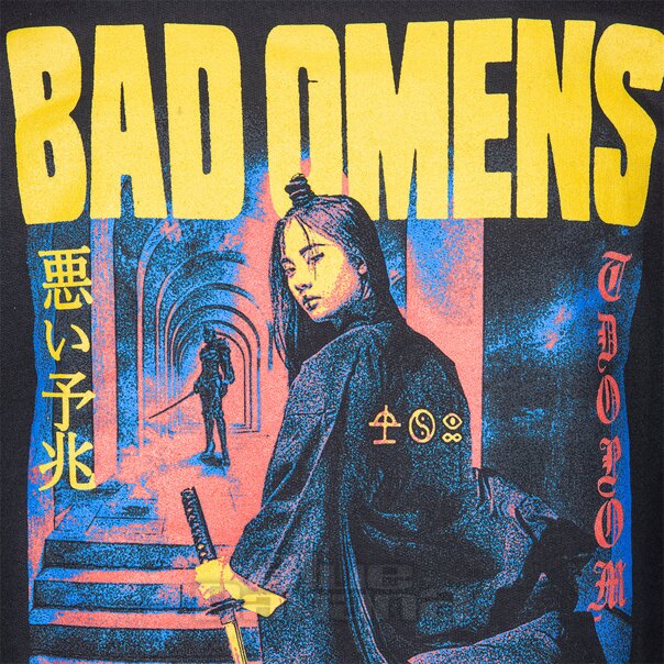 Bad Omens Samurai Hoodie (Schwarz) | Blue Banana