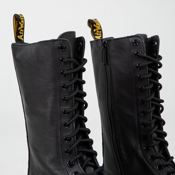 Dr Martens 1B99 Virginia High Boots (Black) | Alternative Fashion, Goth Clothing