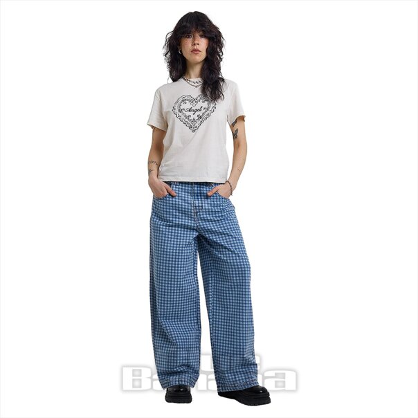 The Ragged Priest Gingham Jeans (Blue) | Alternative Fashion, Goth Clothing