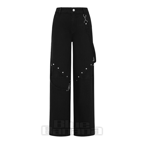 Banned Cinder Trousers (Black) | Blue Banana