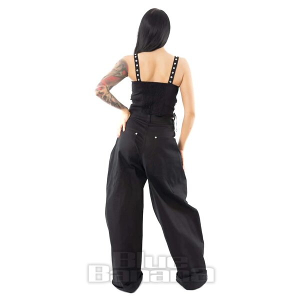 Heartless Kahlo Top Corto (Negro) | Blue Banana