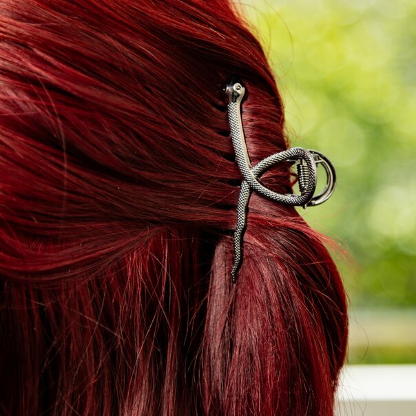 Mini Snake Hair Clip (Black) | Blue Banana