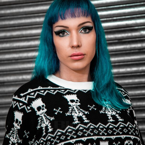 The Simpsons Official Bart Skeleton Jumper (Black/White) | Blue Banana