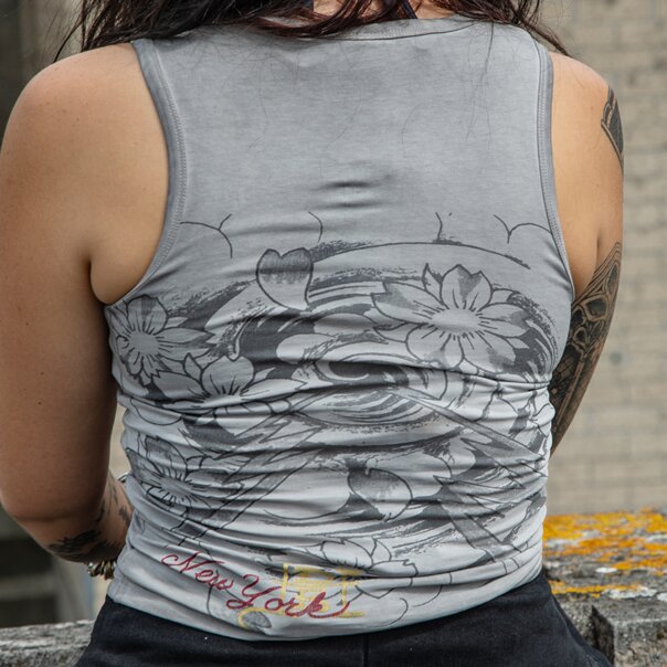 Ed Hardy When I Cared Vest (Gray) | Alt Y2K Fashion