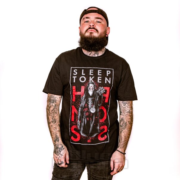 Rock Off Maglietta Ufficiale Sleep Token - Logo Tomb Whale, Cotone Morbido, Taglia XL, Unisex, Stampa Frontale