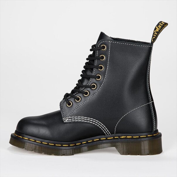 Dr Martens 1460 Floral Wanama Boot (Black) | Autumnal Footwear