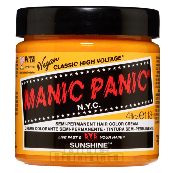 Manic Panic Semi Permanent Yellow Sunshine Hair Dye | Classic High Voltage