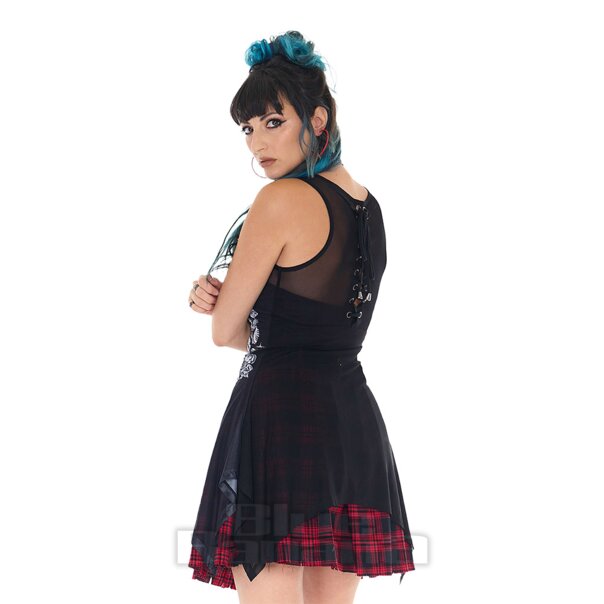 Jawbreaker Sun & Moon Gods Mesh Vest (Black) | Alternative Fashion, Goth Clothing